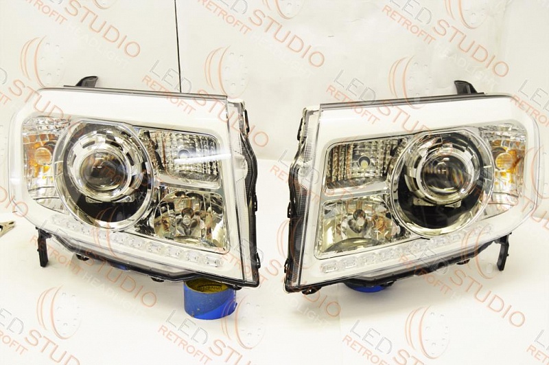 Светодиодные Bi Led фары Honda Pilot 08-